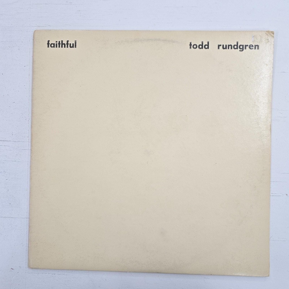 Todd Rundgren Faithful LP VG+/VG Classic Rock 1976 Vintage Vinyl Record BR 6963